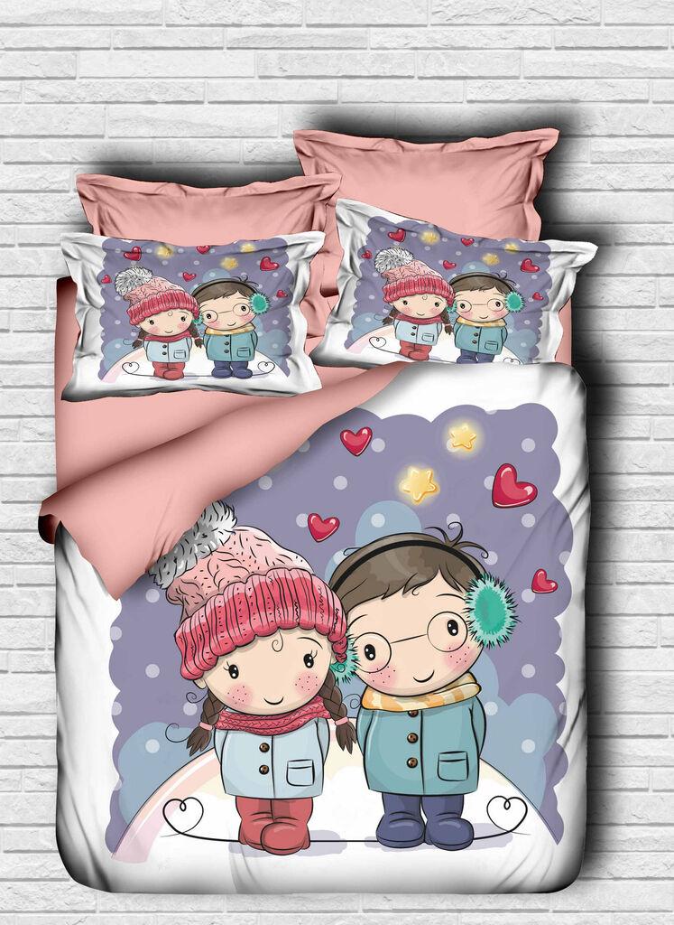 L'essentiel Maison set posteljine 110, 200x220 cm, šareni