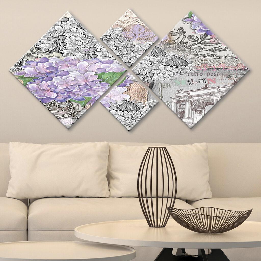 Wallity slika 4MDF220108534, 60x115 cm, 4 dijela