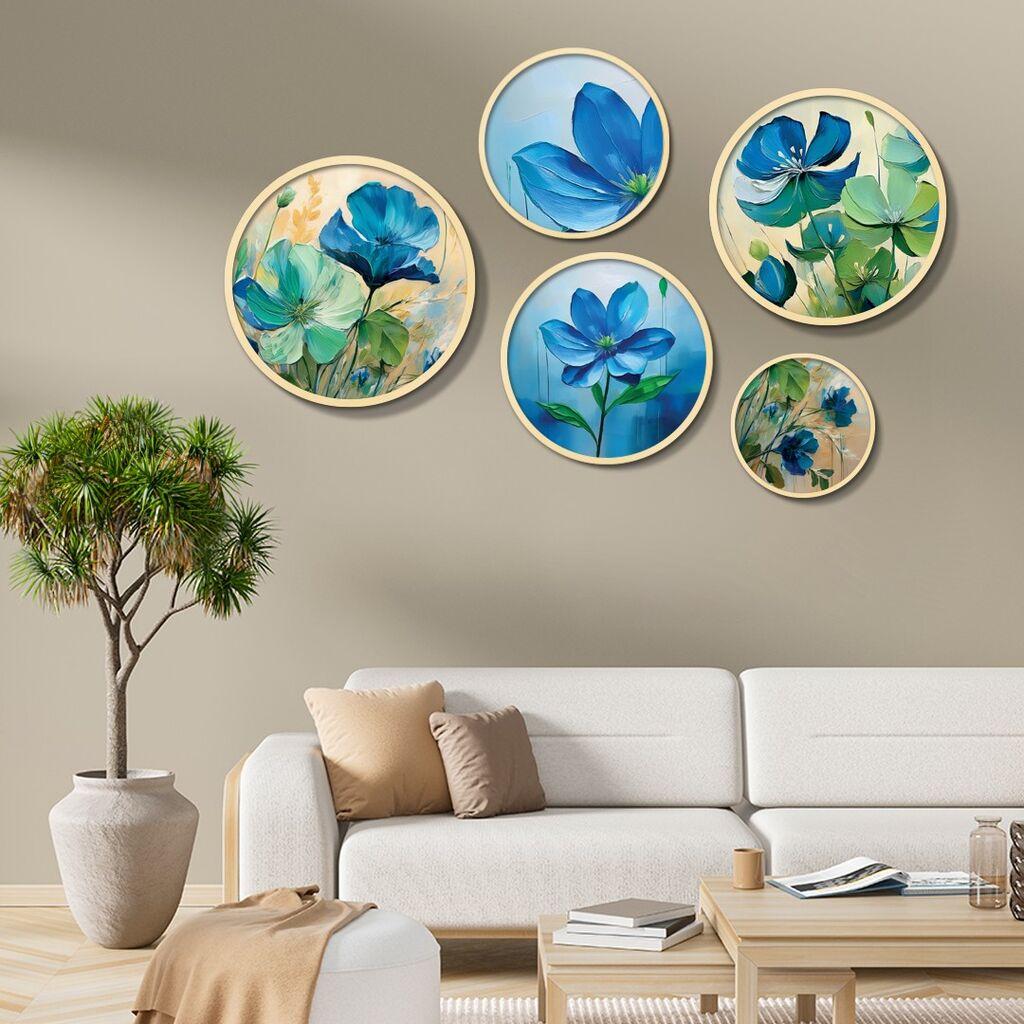 Wallity Dekorativna slika Yats-20, 43,5x43,5 cm, 5 dijelova