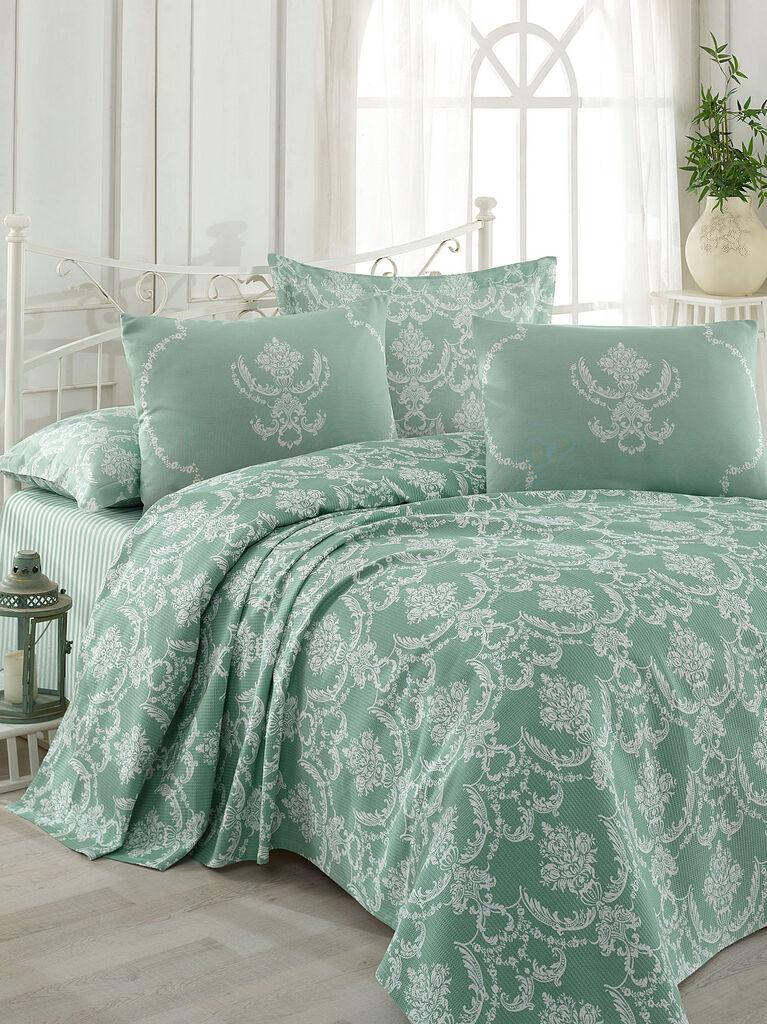 L'essentiel Maison Pure set posteljine, 200x235 cm, zelena