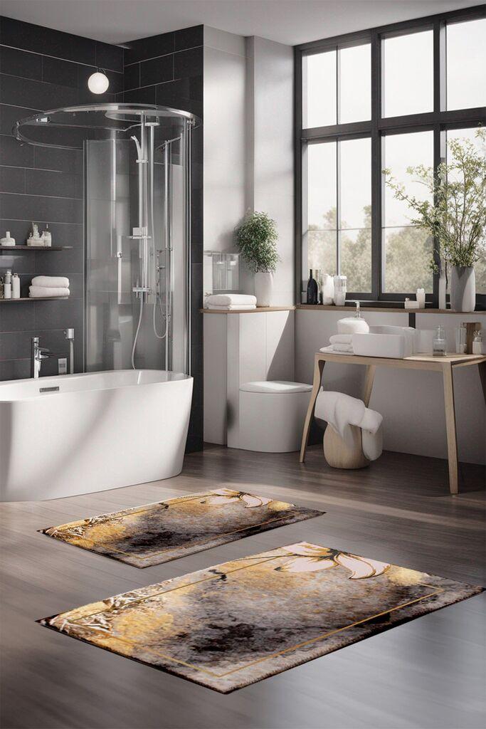 L'essentiel Maison Set tepiha za kupatilo CT-5003, 2 komada, šareni