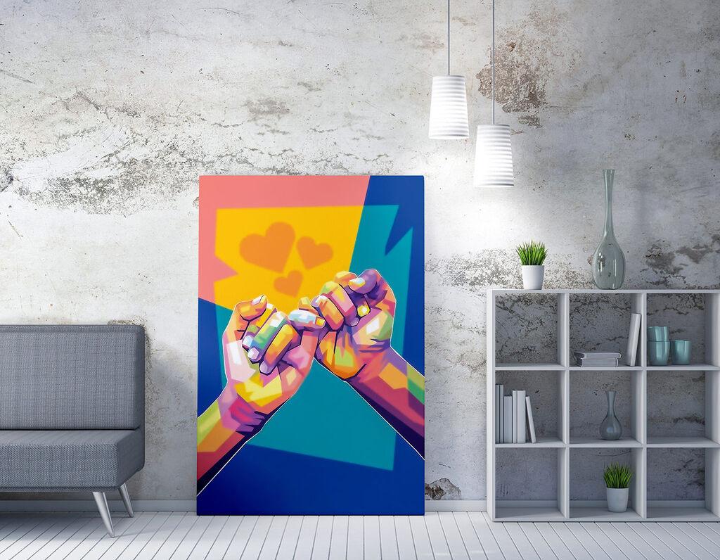 Slika na zidu na platnu 70x100cm