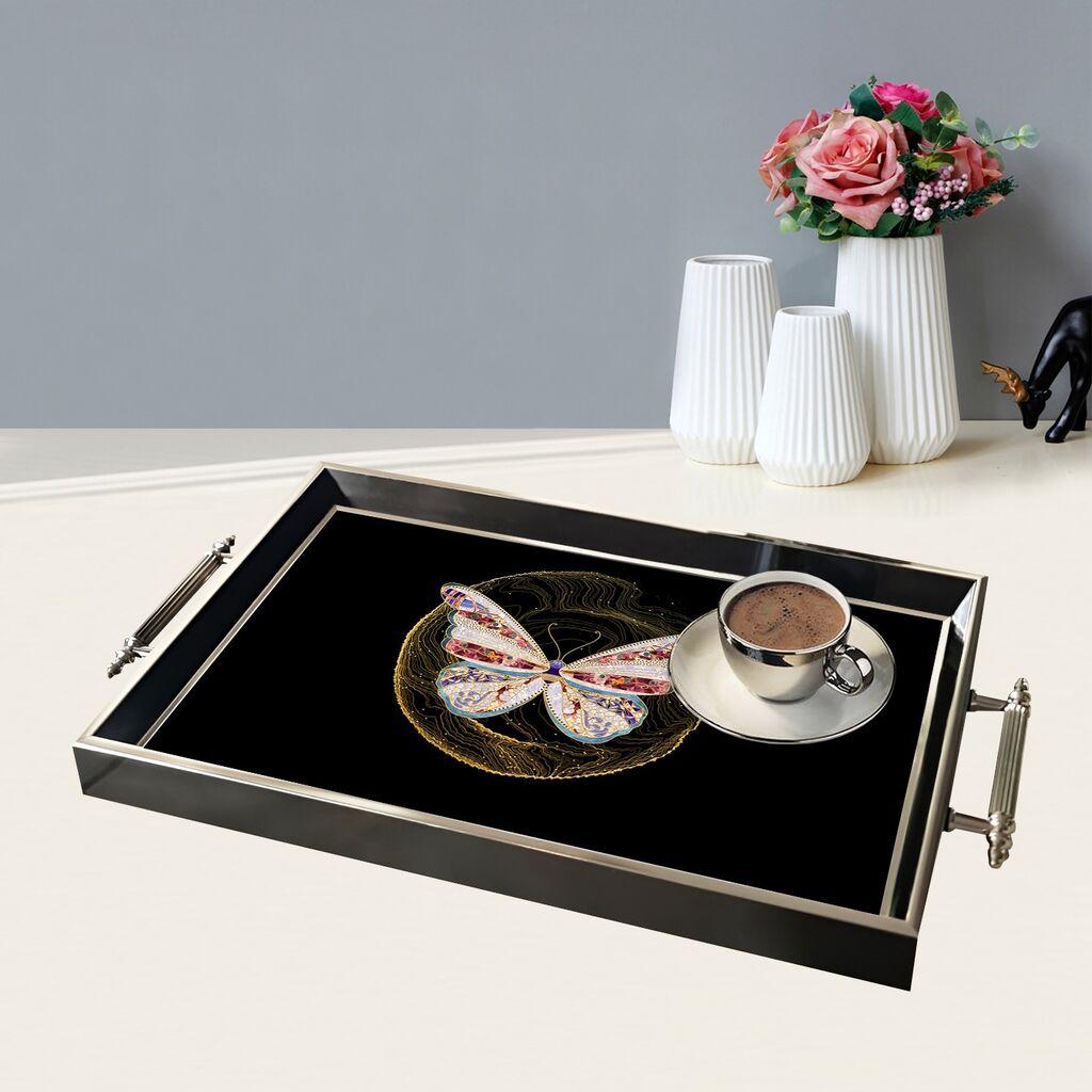 Aberto Design poslužavnik TPG9881 50 x 29 x 3,5 cm, šareni