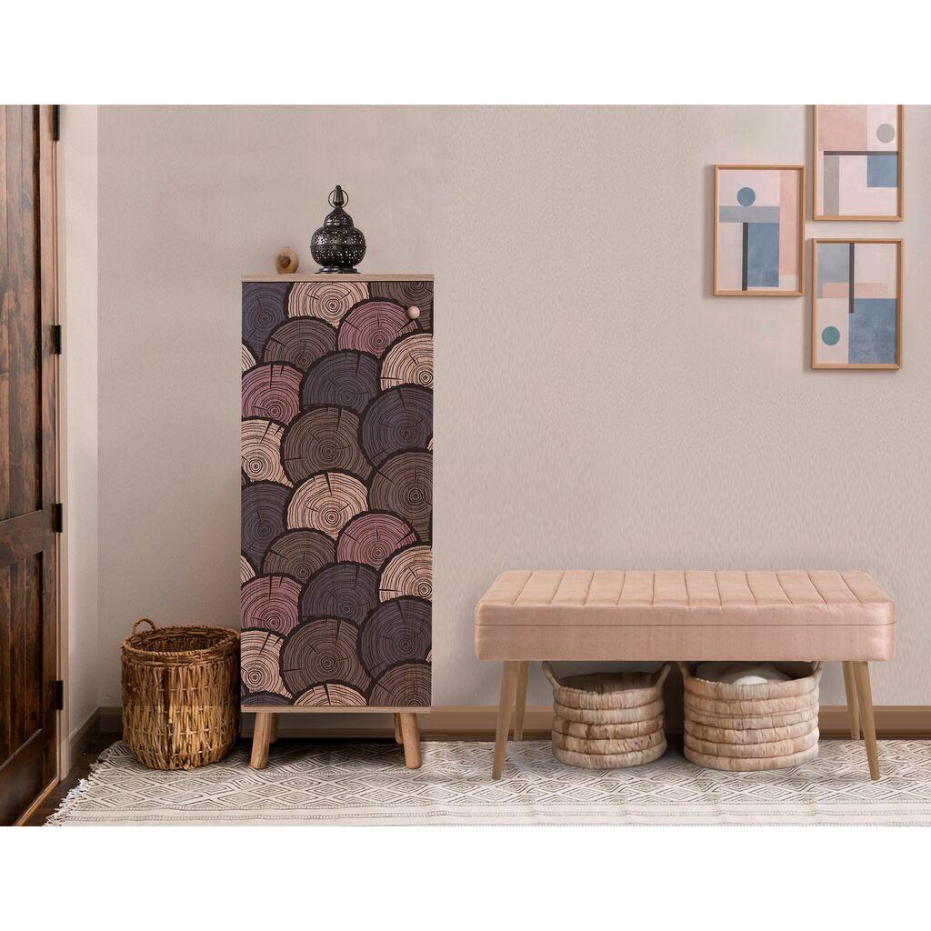 Hanah Home Set Namještaj za Hodnik Vegas 939 0900, Prljavo Roza