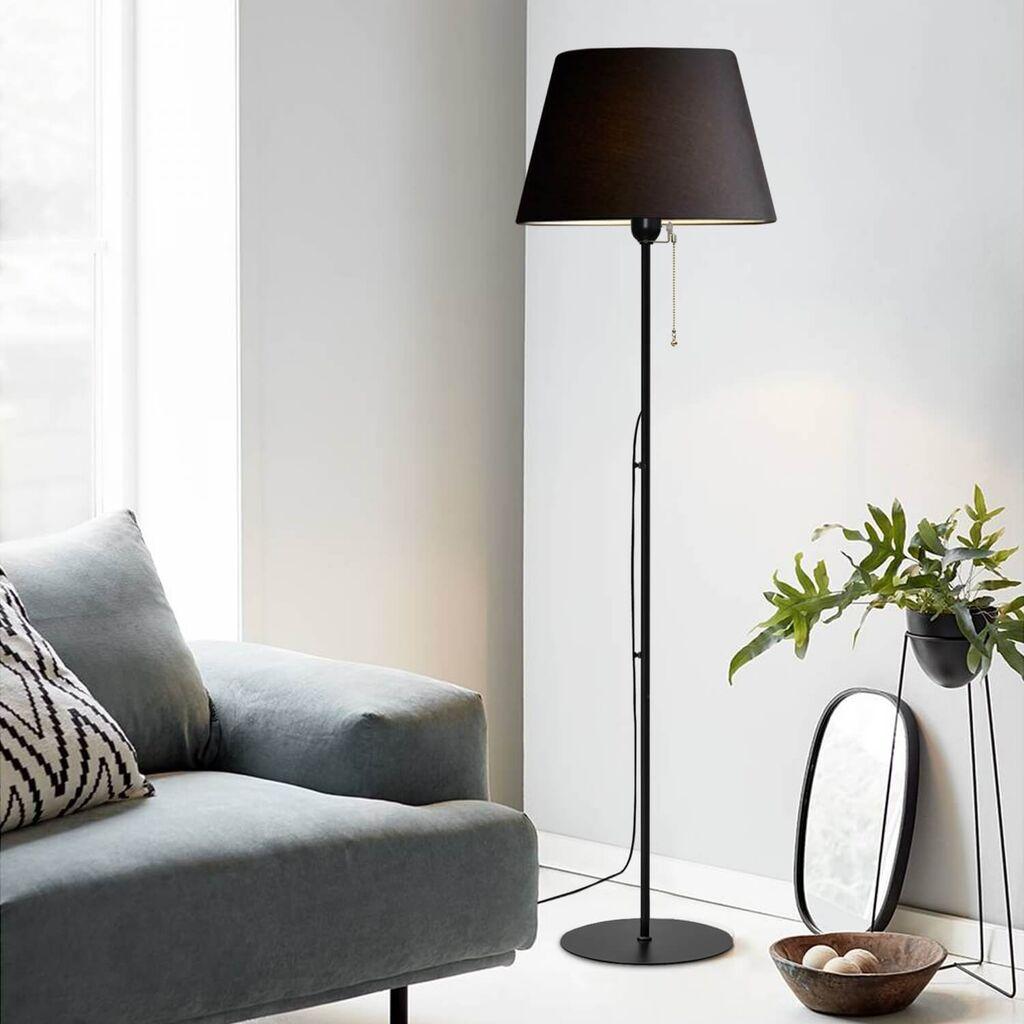 Opviq podna lampa 241564, crna