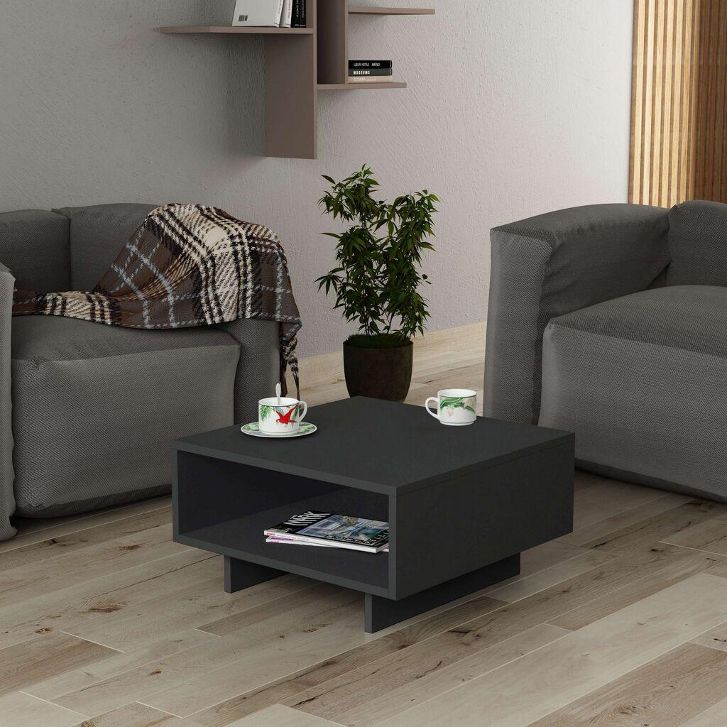 Hanah Home Club sto Hola, 60x32x60 cm, Antracit