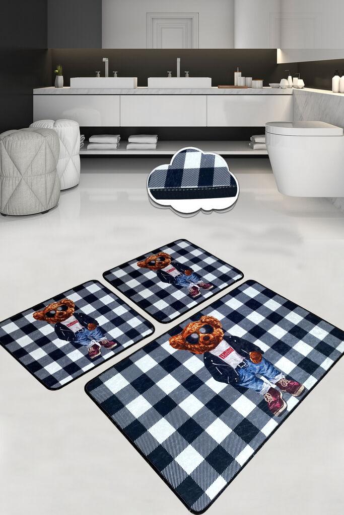 L'essentiel Maison Otirač za kupanje Heat, 3 komada, Teget