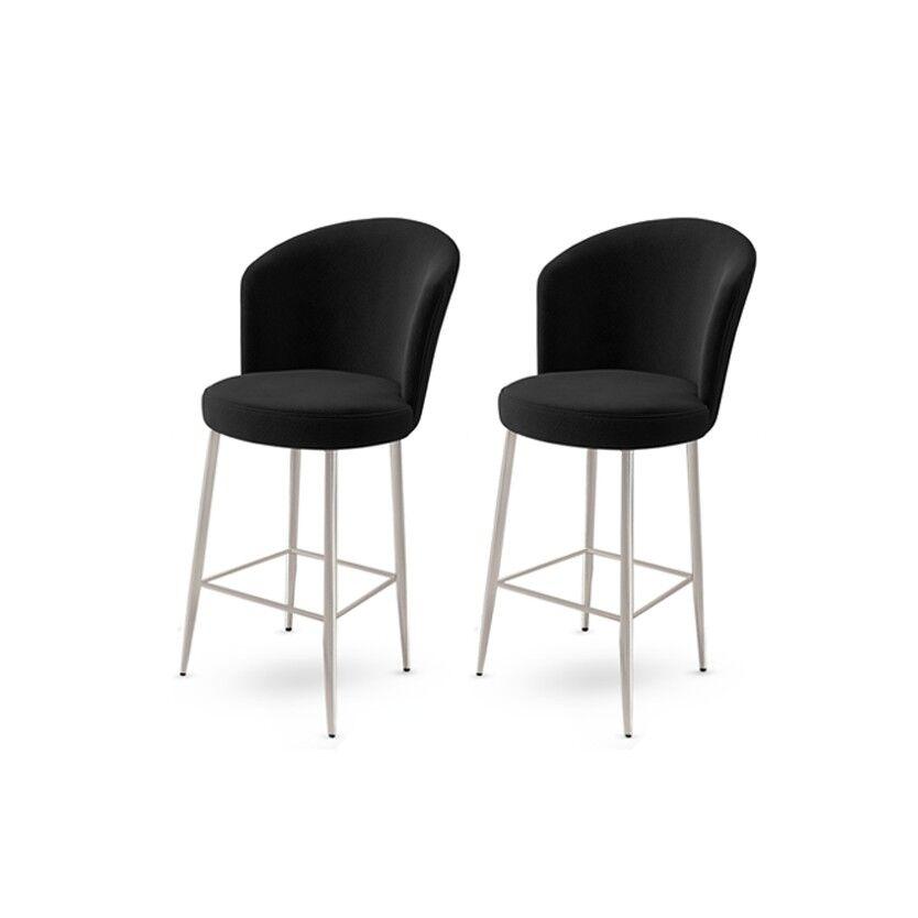 Hanah Home Set barskih stolica Alte, 2 dijela, crna