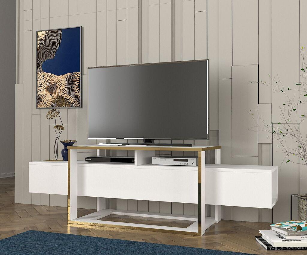 Hanah Home TV komoda Bianco, 160 cm, Bijela