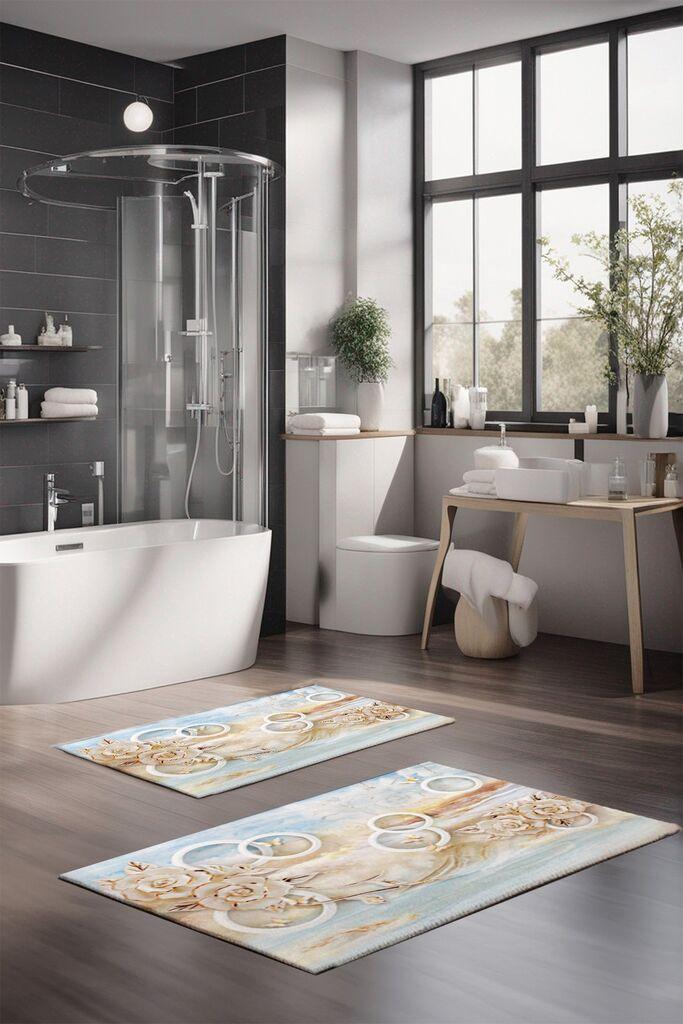 L'essentiel Maison Set tepiha za kupatilo CT-5229, 2 komada, šareni