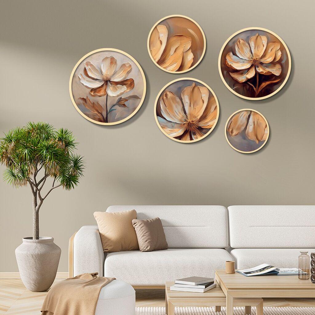 Wallity Dekorativna slika Yats-19, 43,5x43,5 cm, 5 dijelova