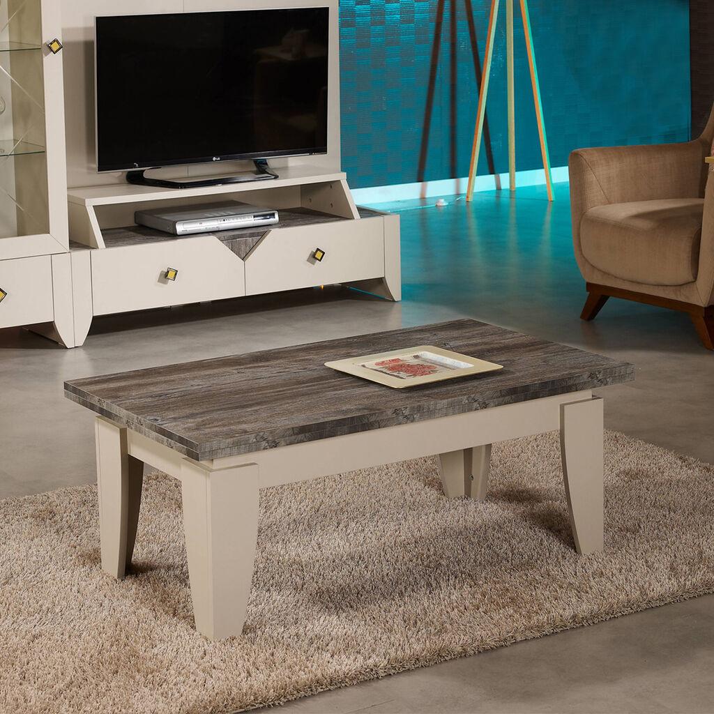Hanah Home Club sto Lusso, 110x45x65 cm, bež
