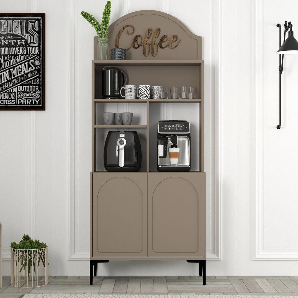 Hanah Home Kuhinjski ormarić Lyon 80, Bež-crni