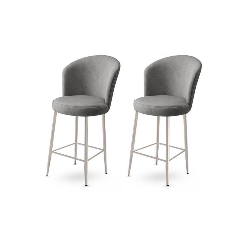 Hanah Home Set barskih stolica Alte, 2 dijela, siva