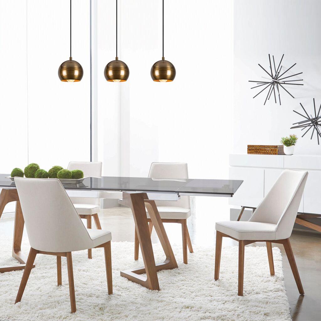 Opviq Luster Berceste-242-S1, 111cm, 65x15 cm, zlato
