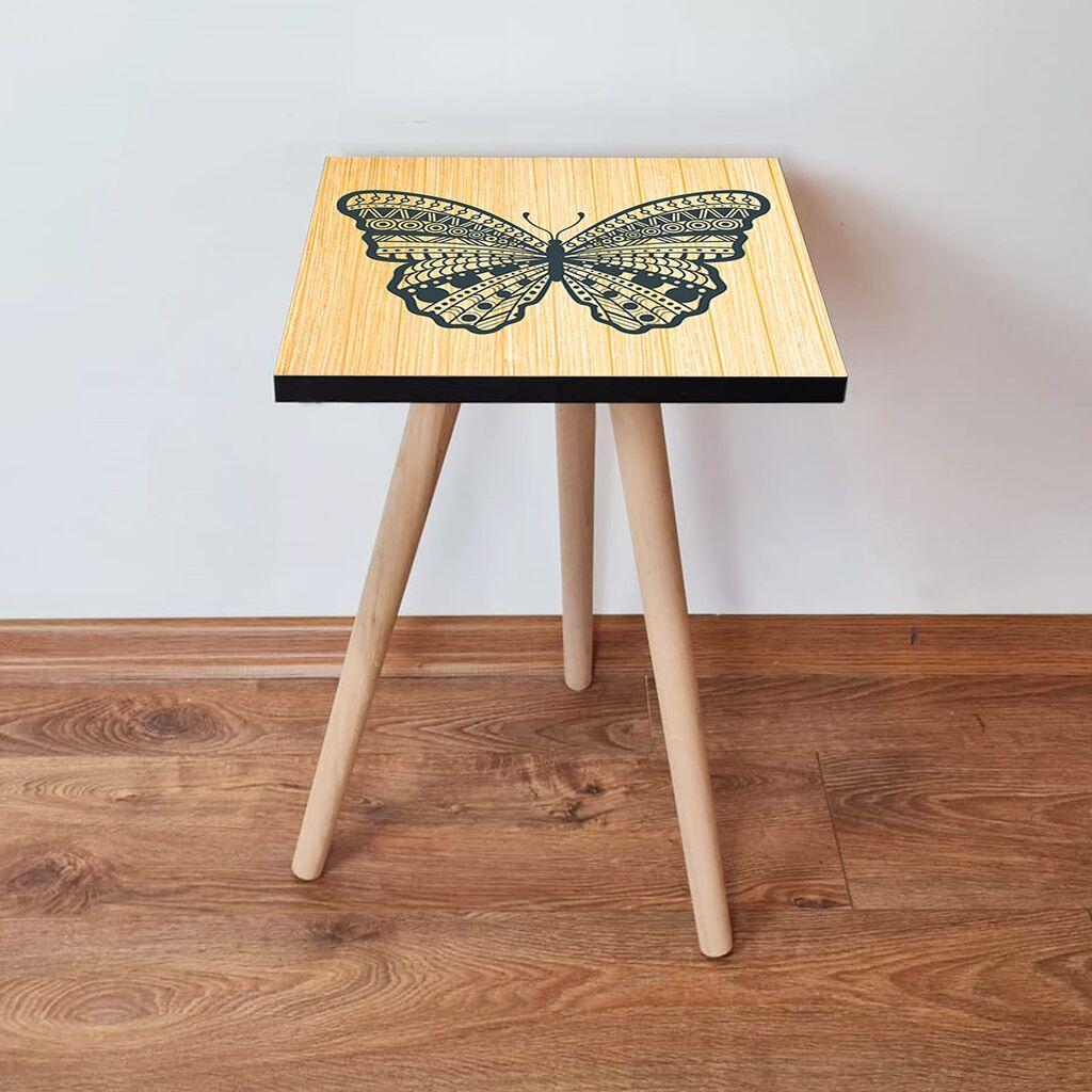 Hanah Home Club sto Shp13, 35x42x35 cm, Smeđa