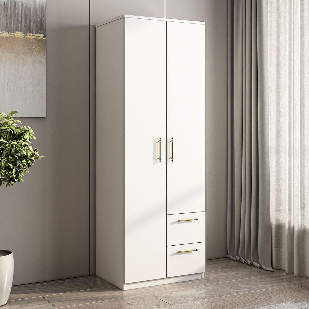 Hanah Home Ormar Merlin 2, 60x171.8x45 cm, Bijeli