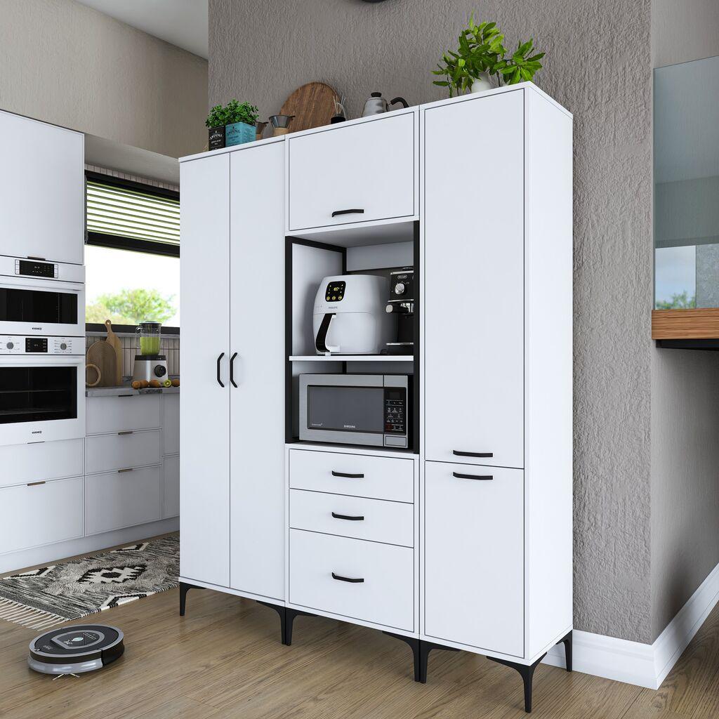 Hanah Home Komoda s ladicama JE144 3114, 160x198,6x40 cm, Bijela