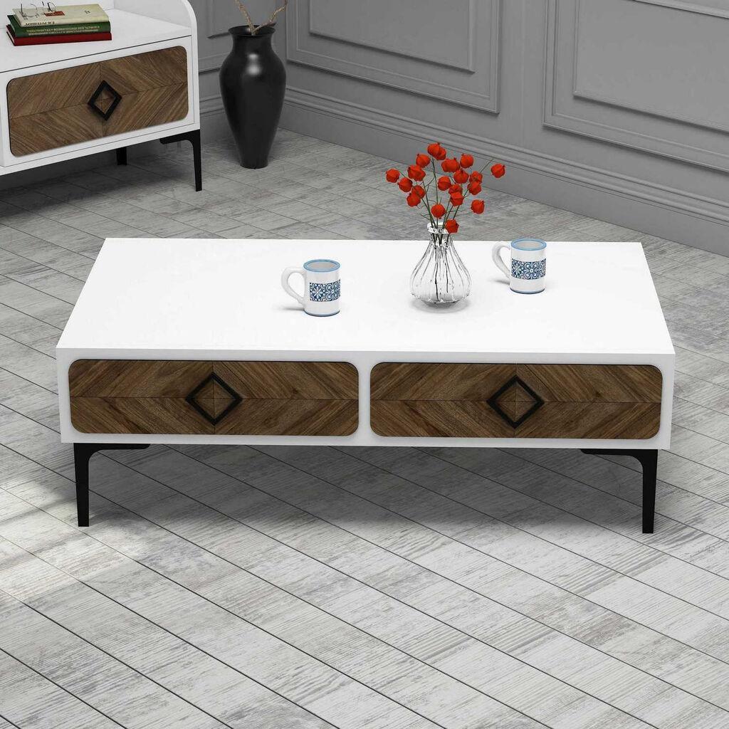 Hanah Home Club sto Samba, 105x34.6x60 cm, Bijela