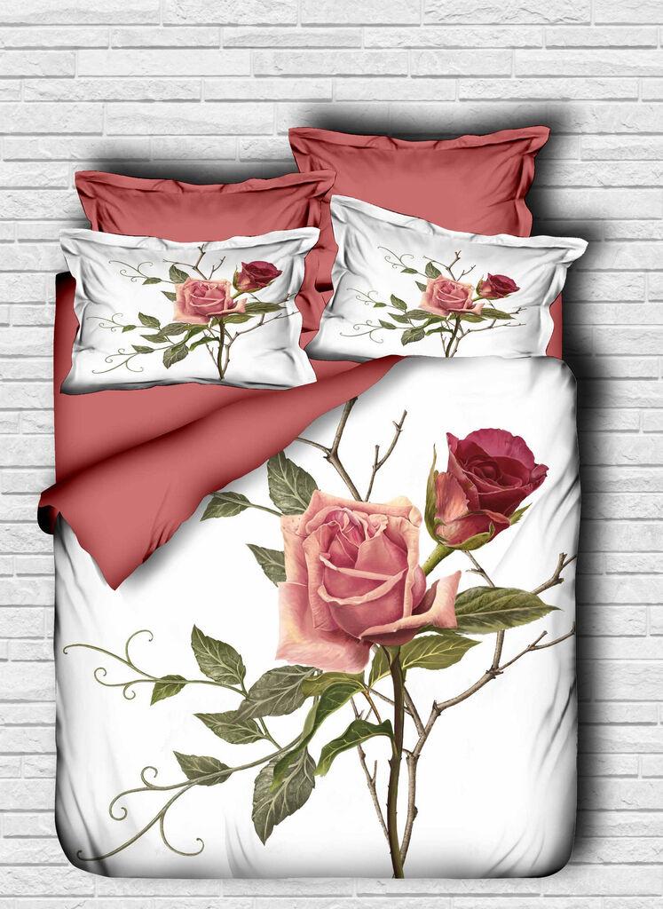 L'essentiel Maison set posteljine 145, 160x220cm, bijelo-roza