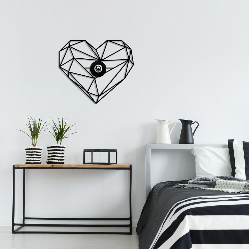 Opviq Zidna lampa E27 Grlo, Crna