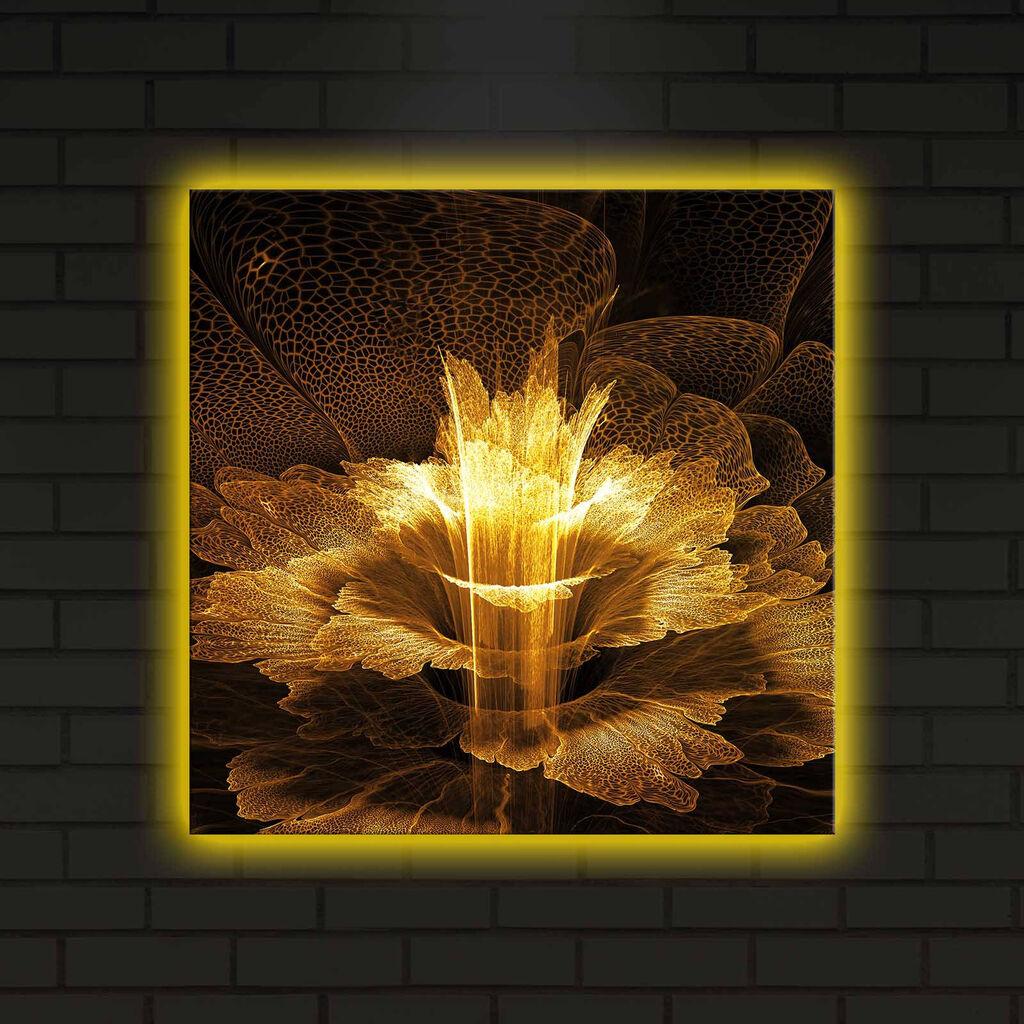 Slika na platnu sa LED osvetljenjem, dimenzije 40x40cm.