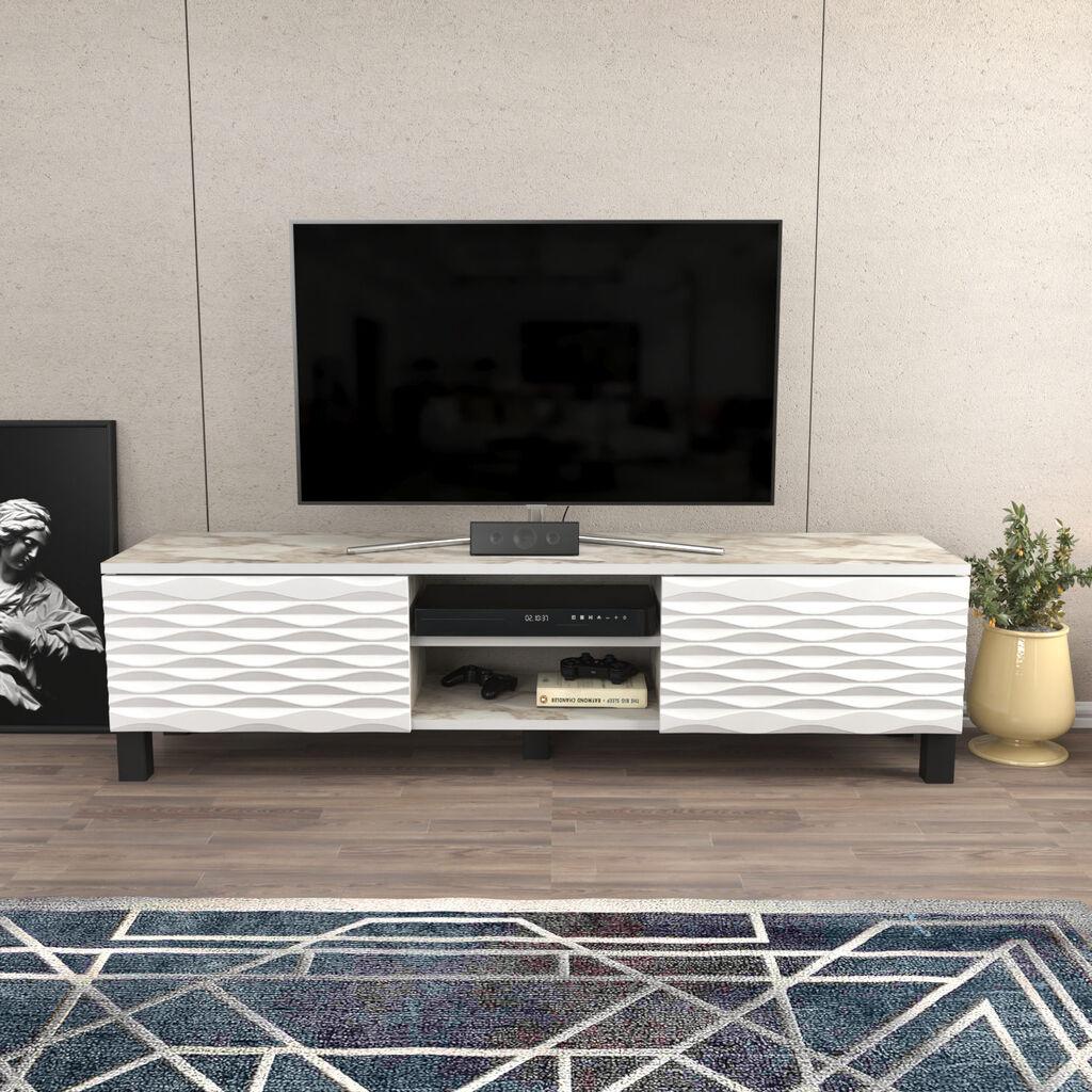 Hanah Home TV komoda Lukas, 150x40.3x35 cm, bijela