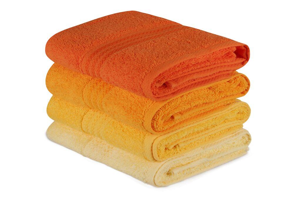 L'Essentiel Maison Set peškira Rainbow, 50x90cm, 4 dijela, žuta