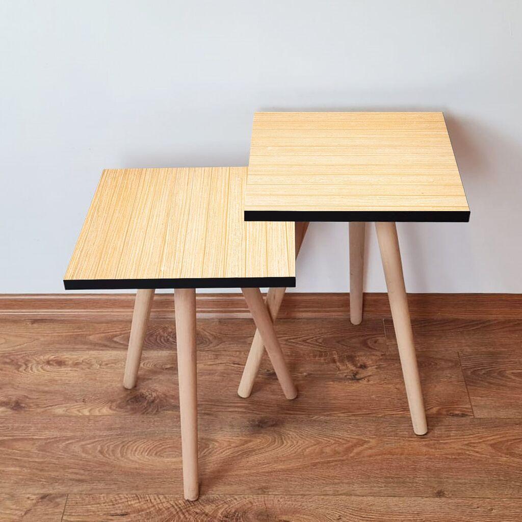 Hanah Home set stolića za kafu 2Shp82, 2 dijela, šareni