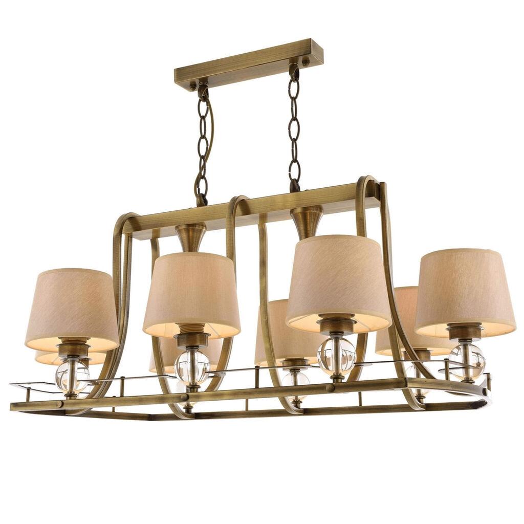 Opviq Luster Av-1597-8Es-Ym, 70 x 92x55 cm, smeđe-bež