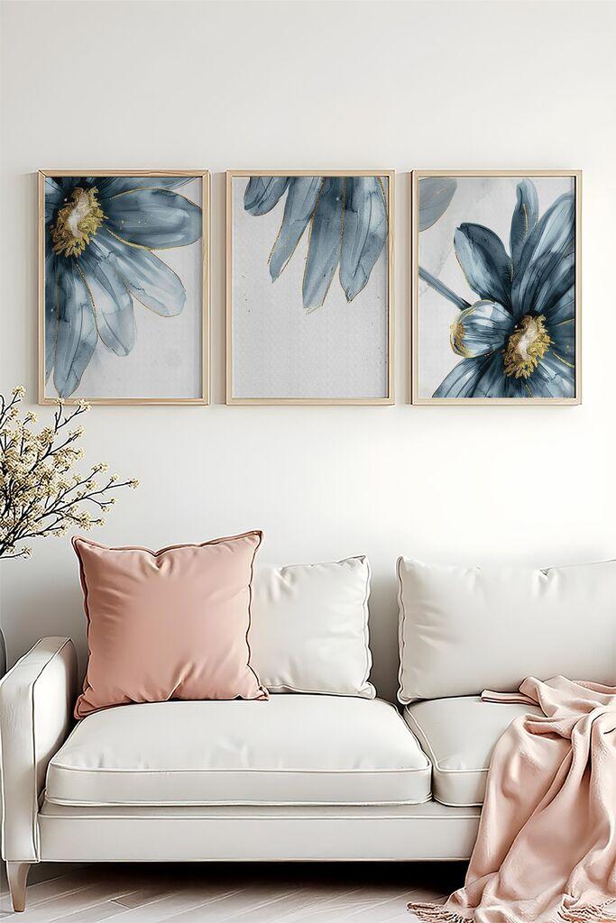 Uramljena slika Wallity Huhu473, 50x70 cm, 3 dijela