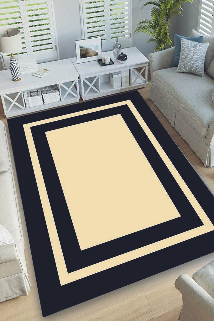 Conceptum Hypnose Tepih Crni Okvir, 120x180cm, Šareni