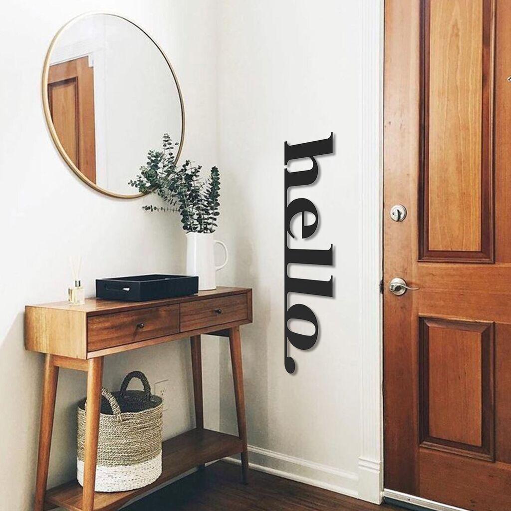 Wallity APT101LS Zidna dekoracija Zdravo, 30x99cm, Crna