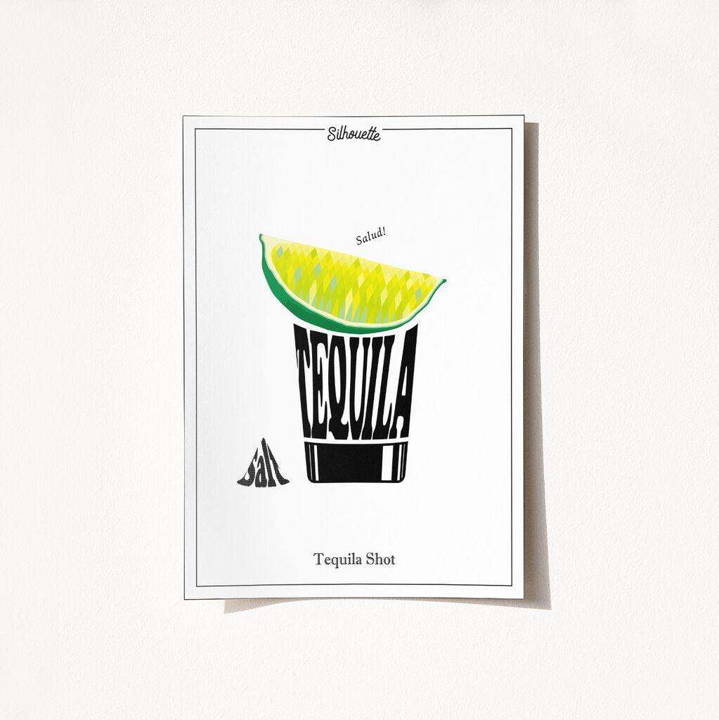 Wallity Poster Tekila Šot-2050, 29,7x42cm