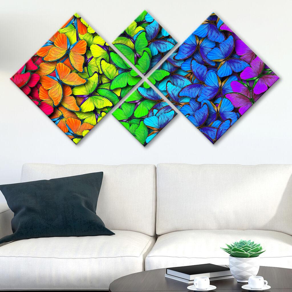 Wallity slika 4MDF784675318, 60x115 cm, 4 dijela