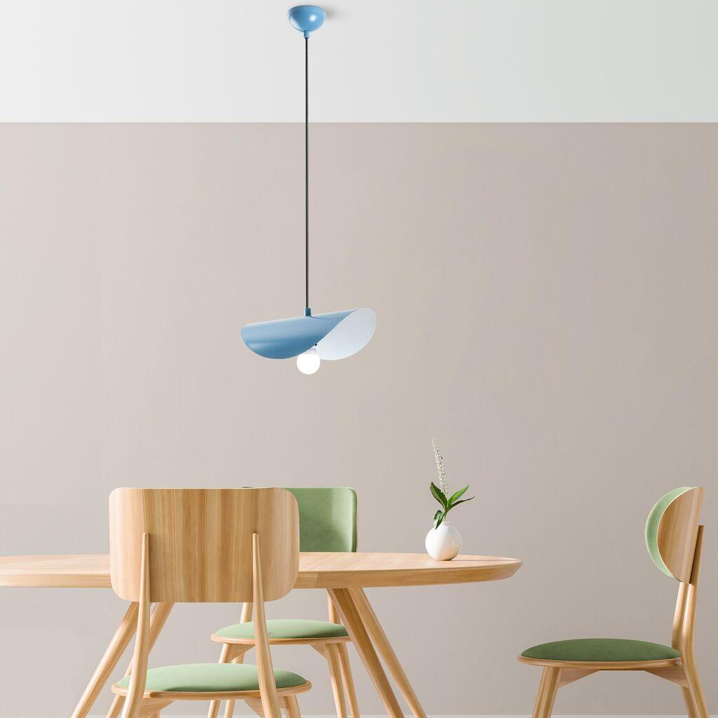 Opviq Luster Eger, 17-106 cm, O10, E27, Plava