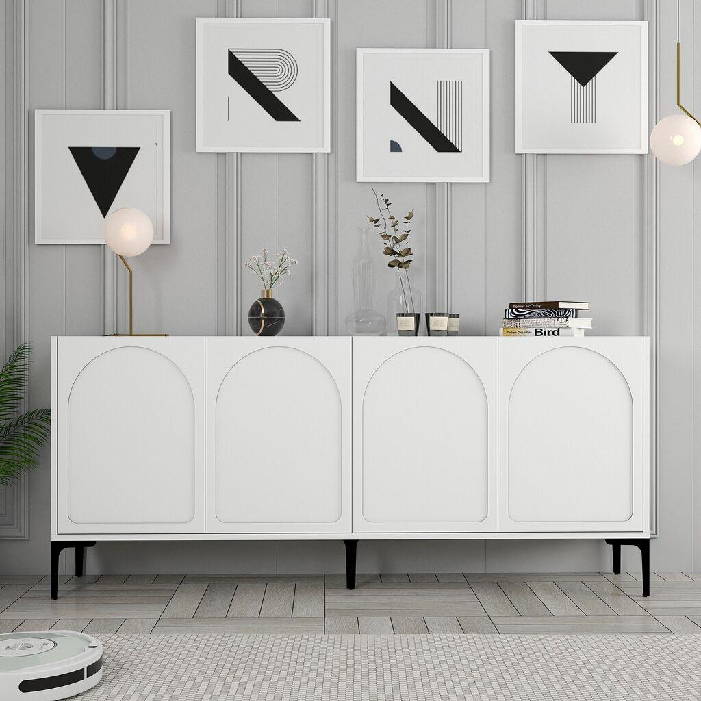 Hanah Home Konzolni sto Lyon 79, 180x79x35 cm, Bijela