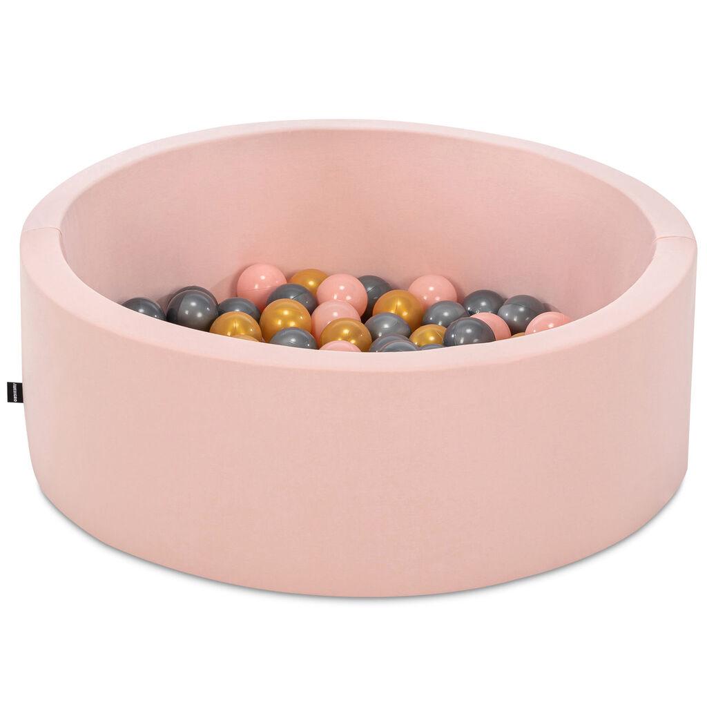 Aberto Design bazen s lopticama, Bubble Pops v10, 85x85x30 cm, roze