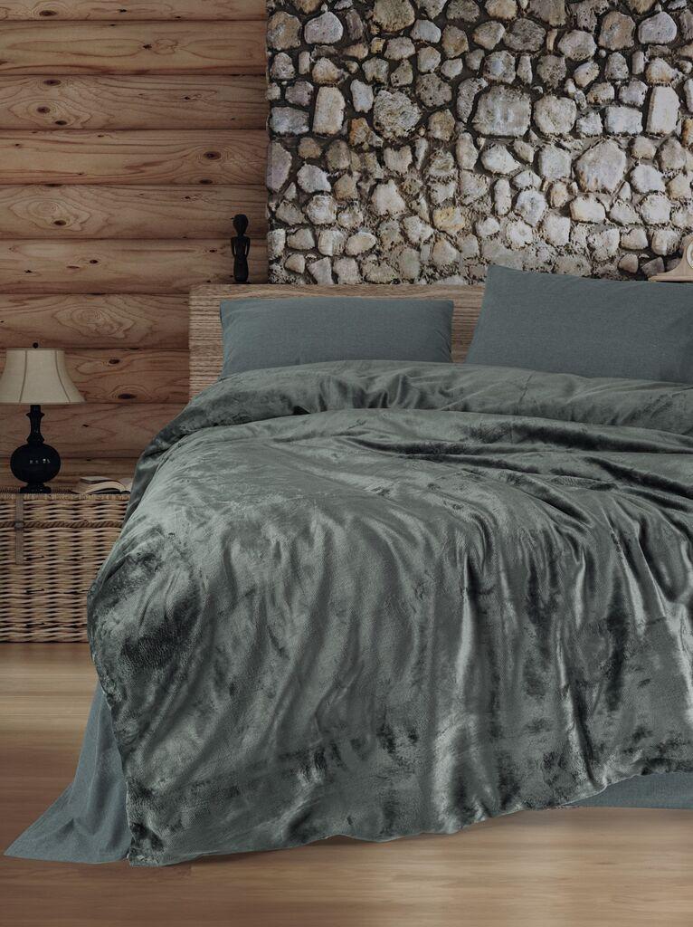L'essentiel Maison set posteljine Flossy, 200x220 cm, siva