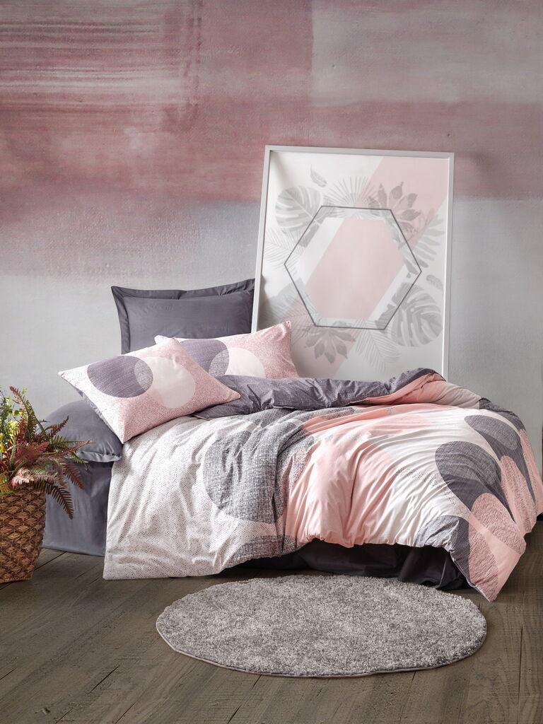 L'essentiel Maison set posteljine Leron, 160x220cm, roze