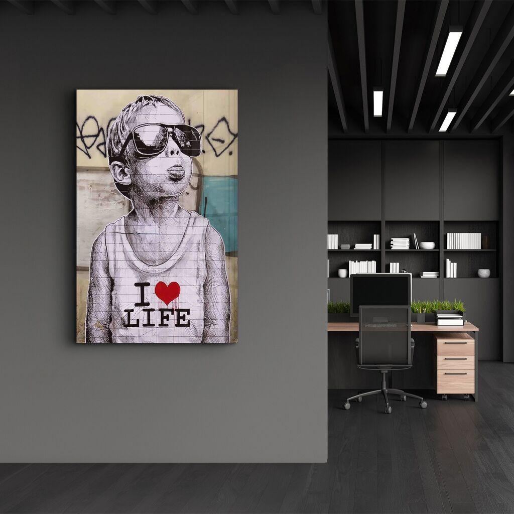 Wallity Slika od kaljenog stakla 46x72cm