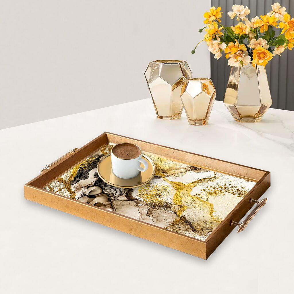 Aberto Design poslužavnik TPEA9868 50 x 29 x 3,5 cm, šareni