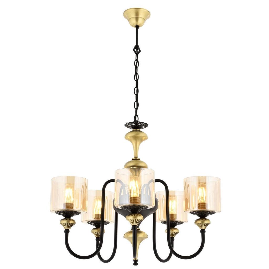 Opviq Luster Av-4161-5E, 100 cm, crno-bež