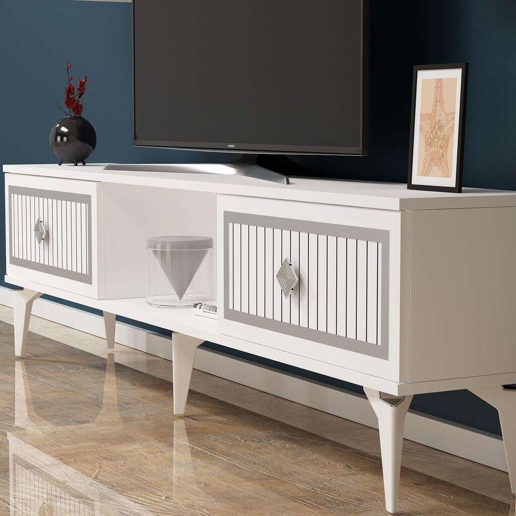 Hanah Home TV ormarić Nil, 150 cm, Bijeli