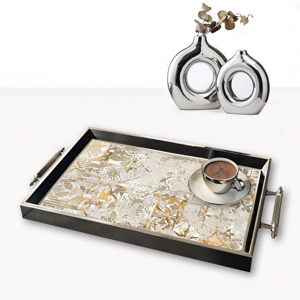 Aberto Design poslužavnik TPG9879 50 x 29 x 3,5 cm, šareni