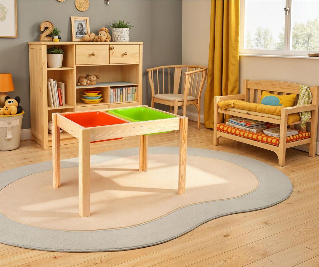 Hanah Home Dječiji sto BLTYZ-AKTV020, 73x54x49 cm, Boje hrasta