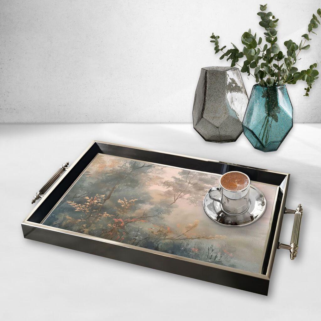 Aberto Design poslužavnik TPG9819 50 x 29 x 3,5 cm, šareni