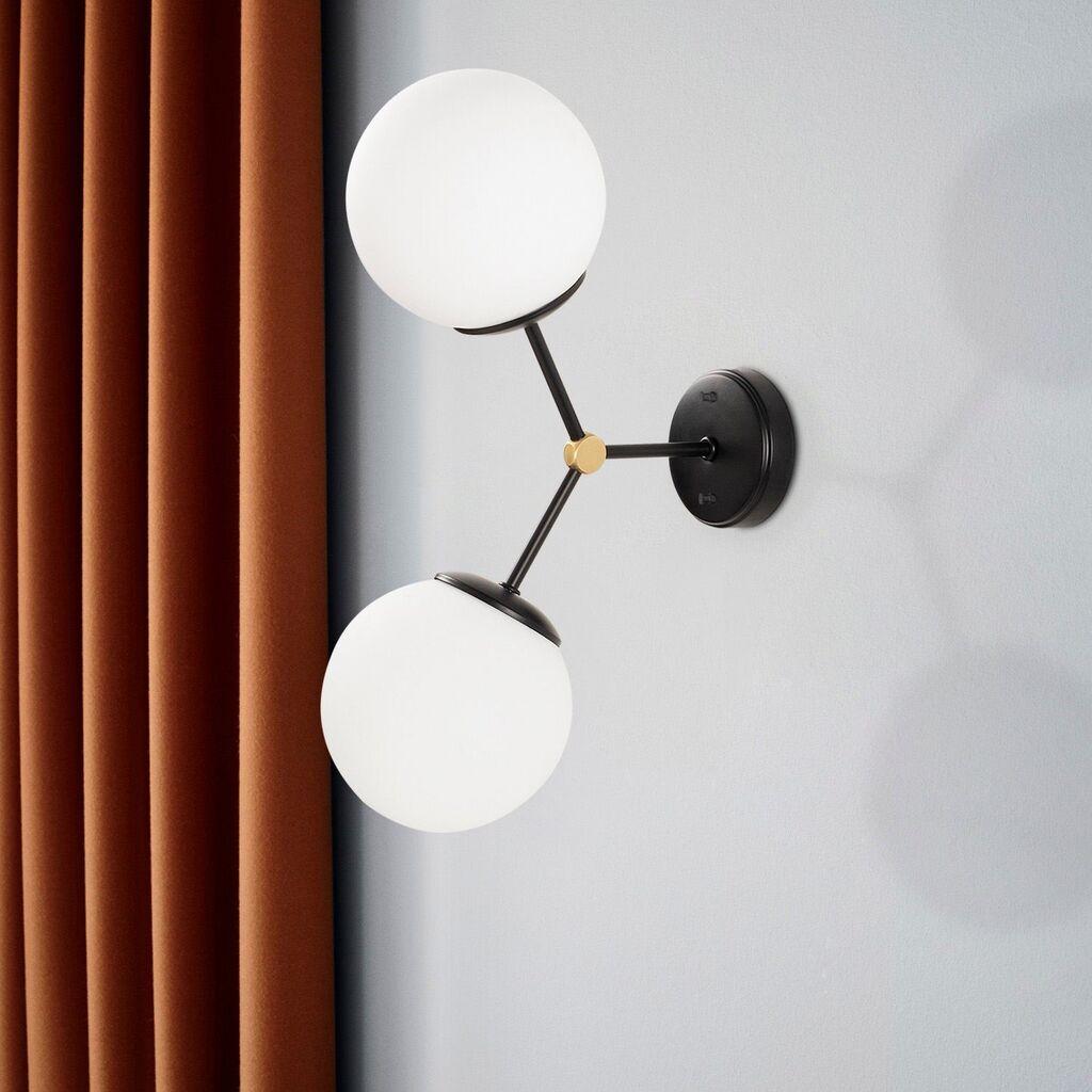 Opviq Damar 6342 Zidna lampa, Crna