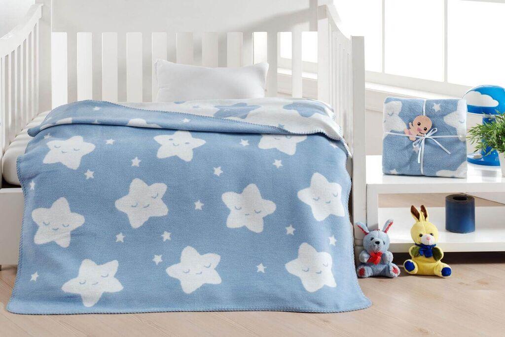 Conceptum Hypnose dekica za bebe Stara, 100x120 cm, Svijetloplava