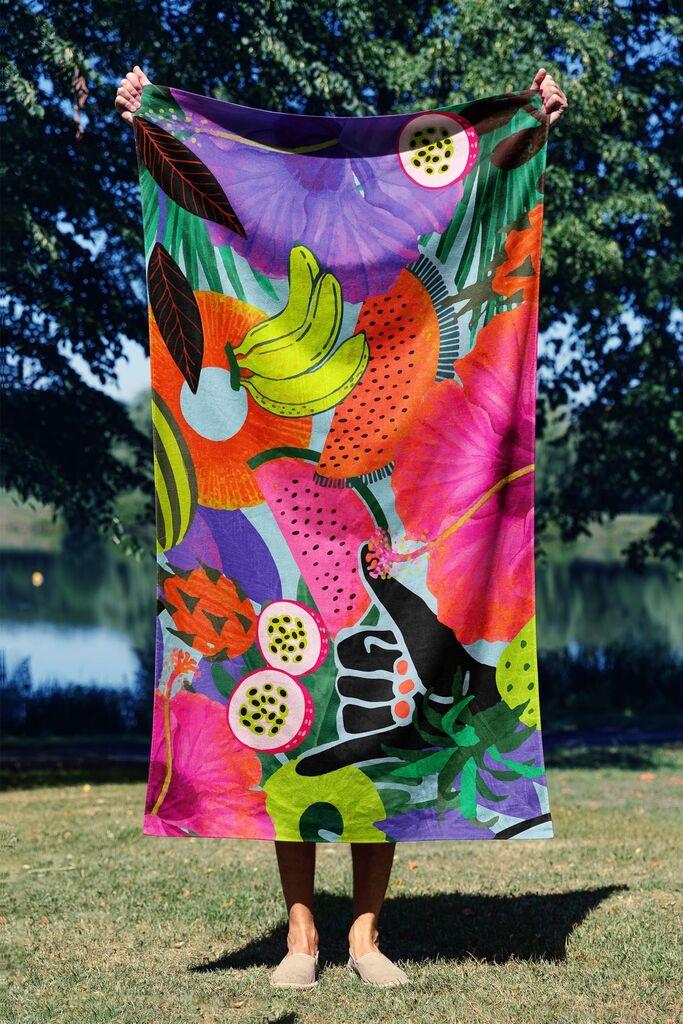 L'essentiel Maison Peškir za plažu 70x130cm Šarene
